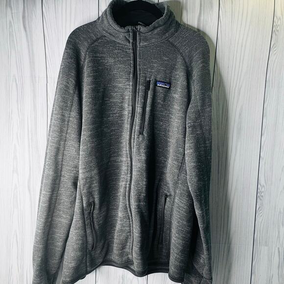 Patagonia Mens Gray Better Sweater Full Zipped Pockets Fleece Jacket Size XL - Picture 1 of 10